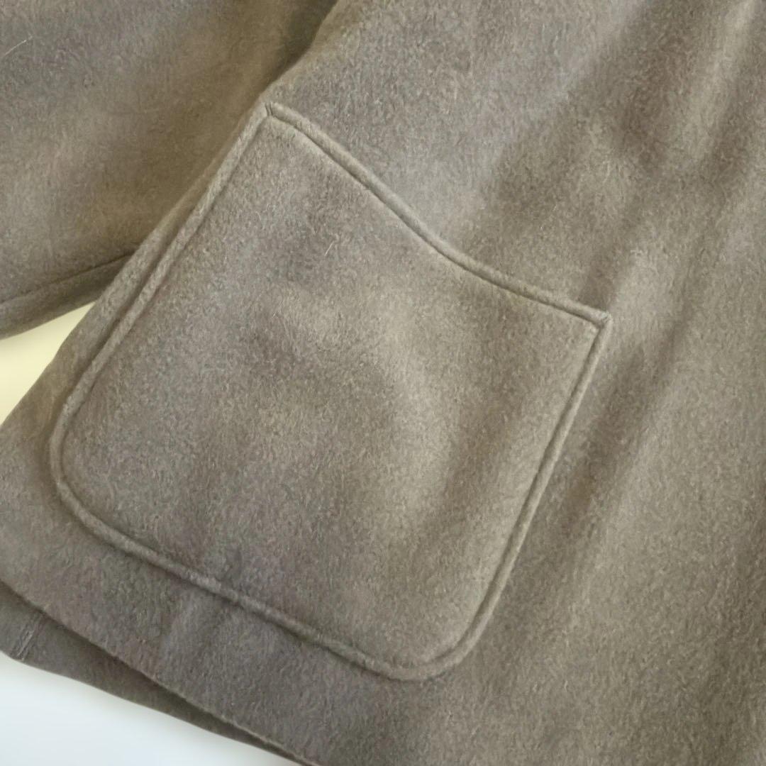 さっちん様【美品】ネストローブ ウールショートジャケット ブラウン系 ナチュラル