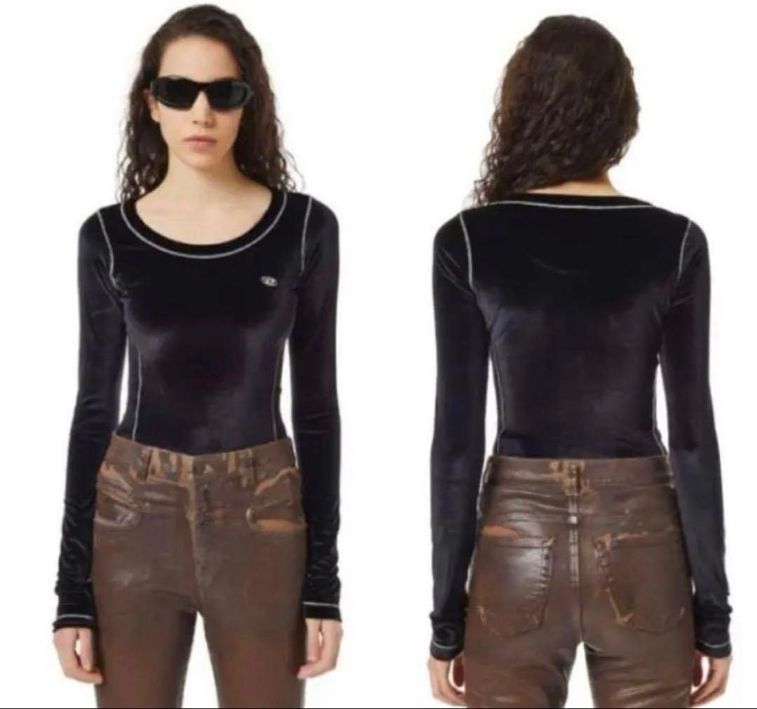 diesel ベロア　トップス