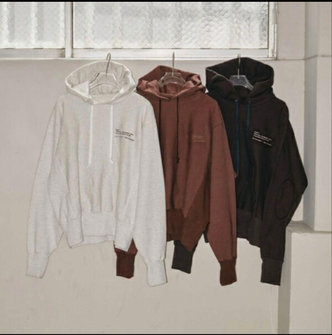 todayful パーカー　Useful Sweat Parka ライトグレー