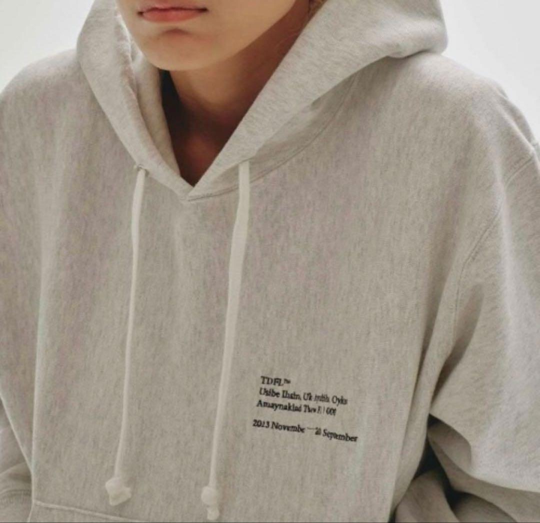 todayful パーカー　Useful Sweat Parka ライトグレー