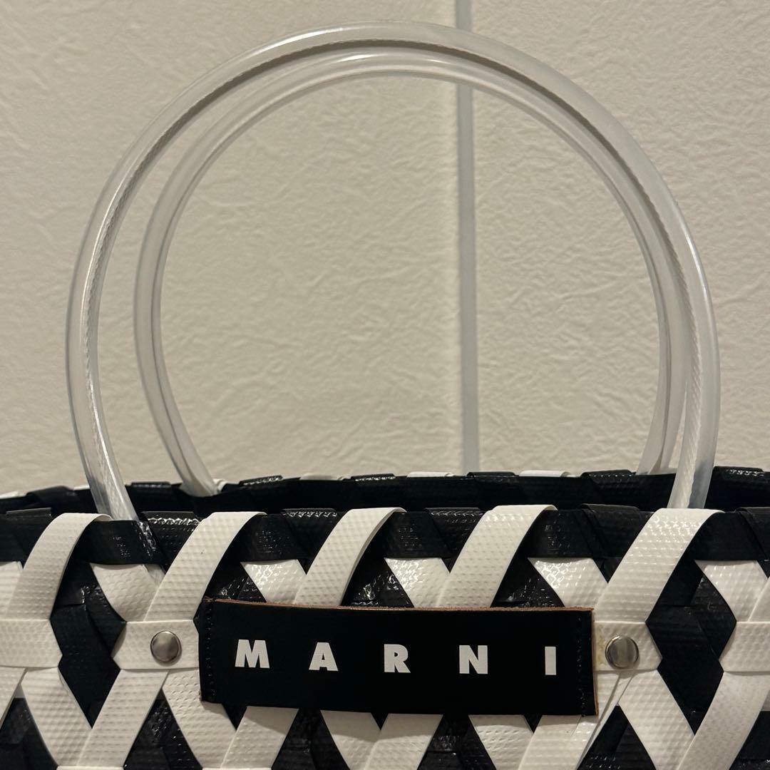 MARNI 編み込みデザイン カゴバッグ