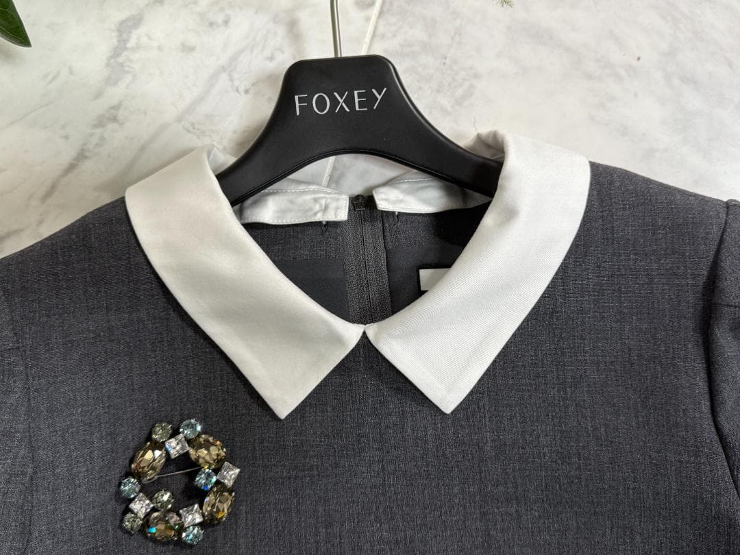 未使用級★FOXEY/フォクシー ワンピース プライベート ノアール 38