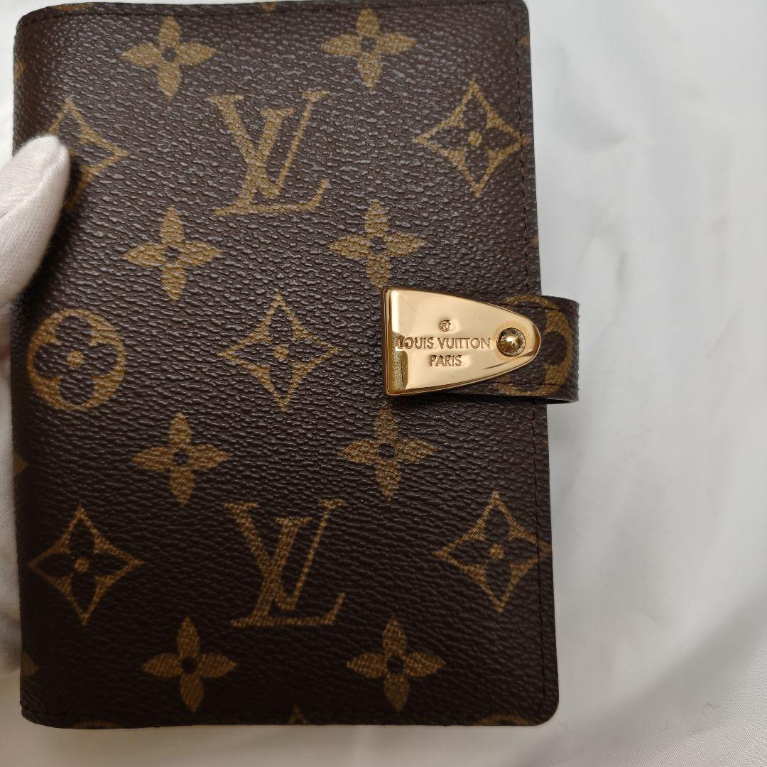 美品　ルイヴィトン 手帳カバー モノグラム アジェンダ・パルトネールPM