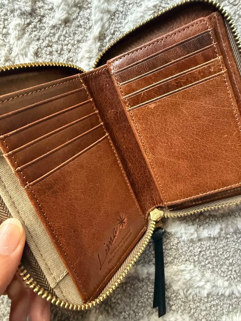 BAGGY PORT ラウンドファスナー財布 オイルスウェード Lima リマ