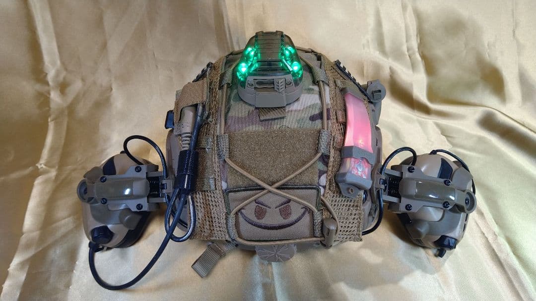 19.20日迄の限定値下げ！即使用可能ヘルメット！EARMOR.M32他装着済