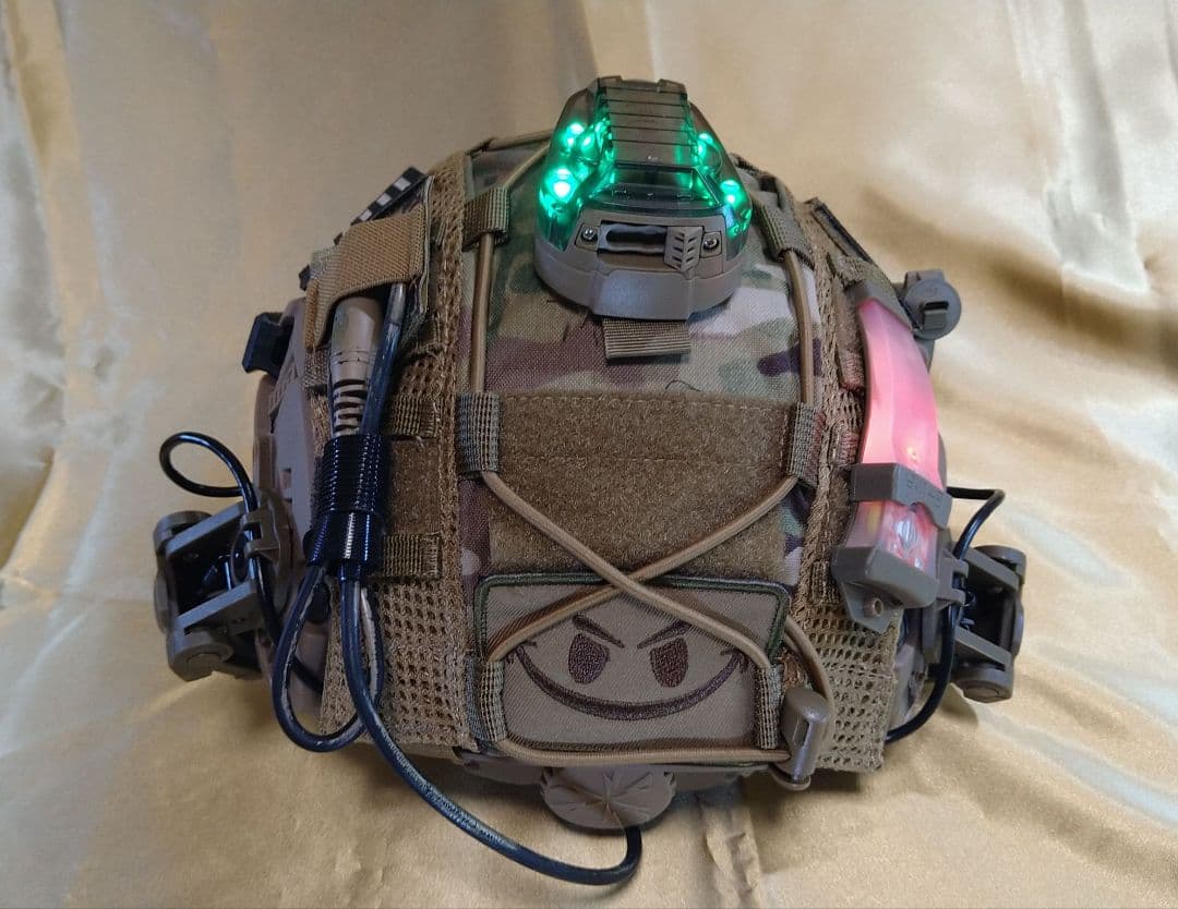 19.20日迄の限定値下げ！即使用可能ヘルメット！EARMOR.M32他装着済