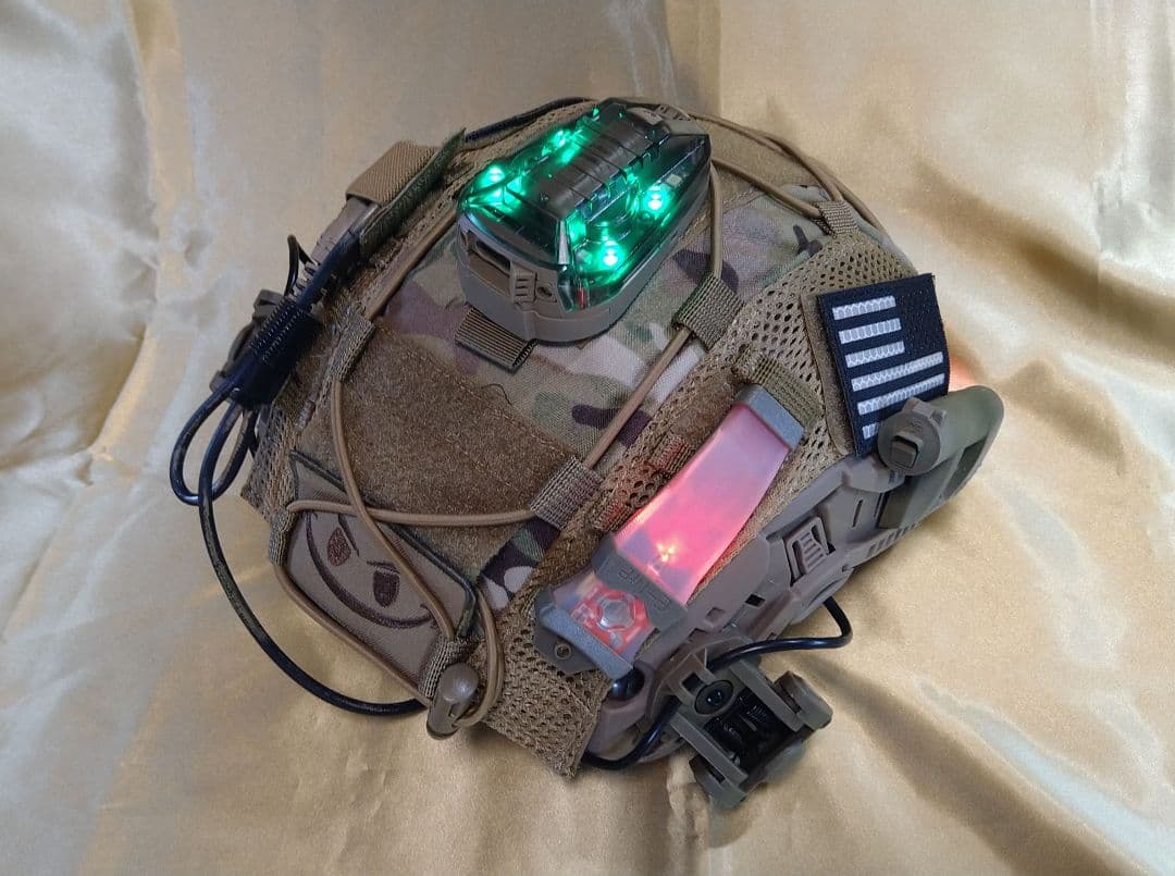 19.20日迄の限定値下げ！即使用可能ヘルメット！EARMOR.M32他装着済