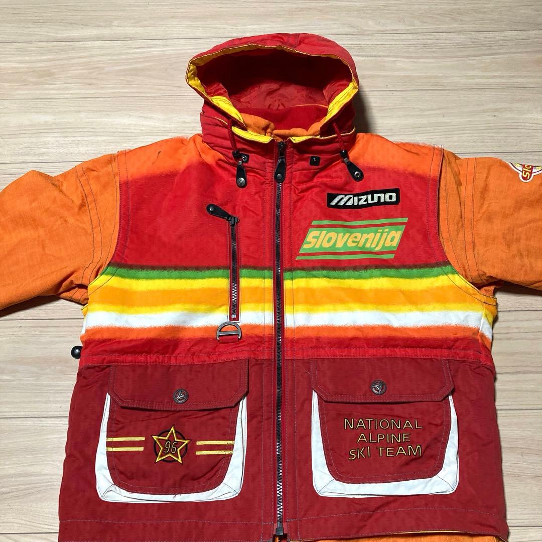 MIZUNO ミズノ スキーウェア スノーボードウェア 上下 M ビンテージ