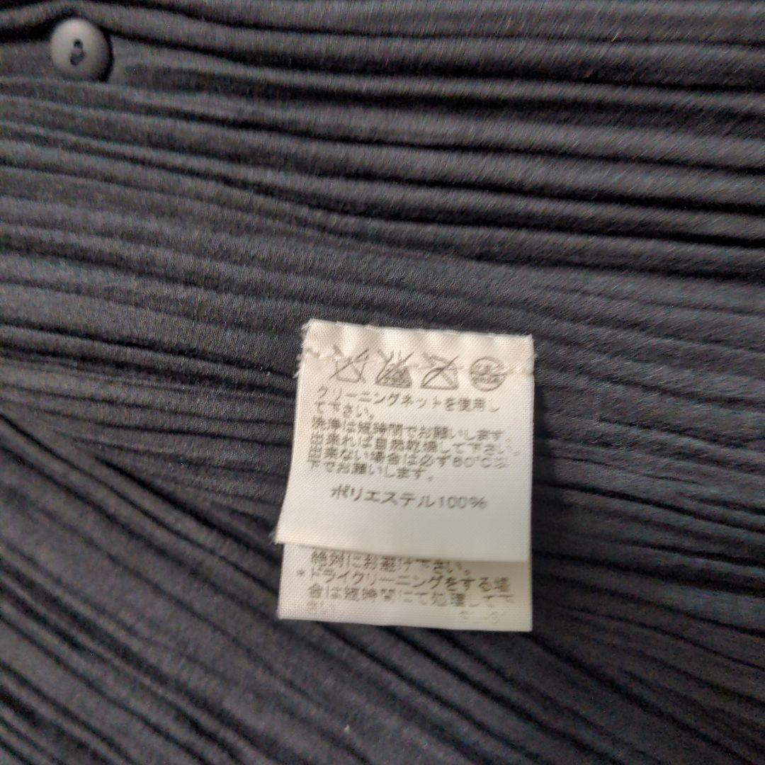 値下げ　ISSEY MIYAKE ブラック ノーカラージャケット　サイズ2