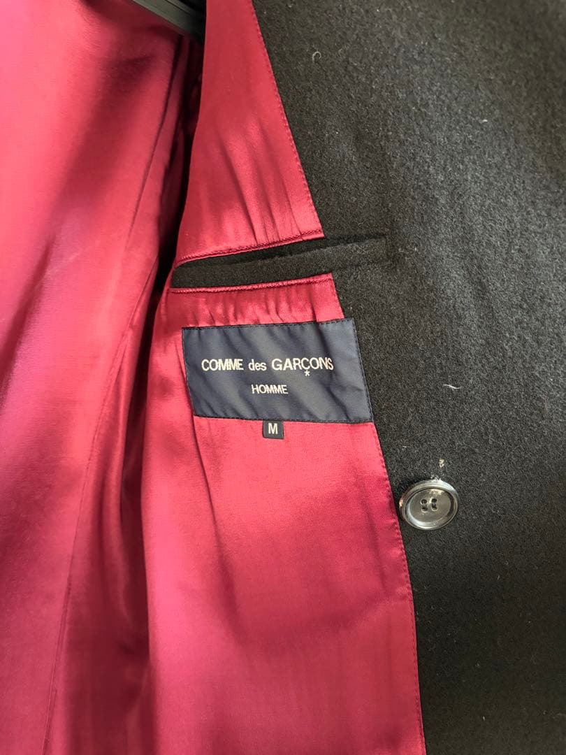 ［美品］コムデギャルソン　上質Pコート　M 牛革