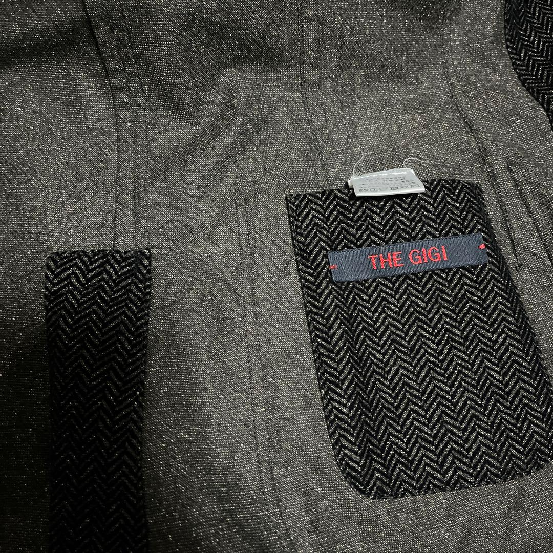 THE GIGI シルク混 8B ダブルテーラードジャケット 48 M-L