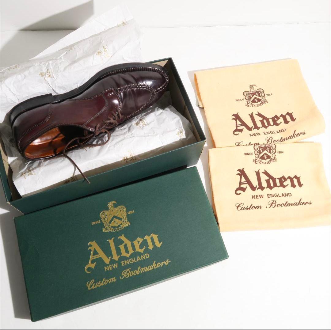 Y*J様 6 3E Alden オールデン 2210 Vチップ コードバン バー