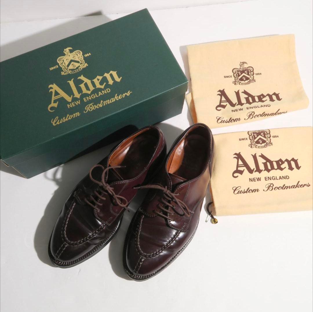 Y*J様 6 3E Alden オールデン 2210 Vチップ コードバン バー