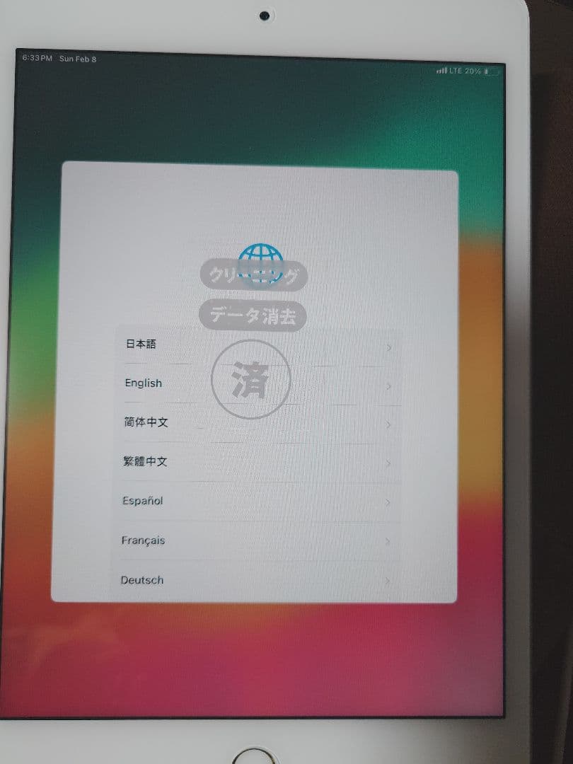 iPad mini 第5世代 64GB SIMフリー A2124 電池93％