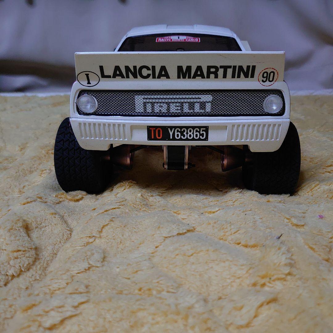 か*お様 タミヤ　マイティフロッグ　カスタム　ランチャ037ラリーボディ付き