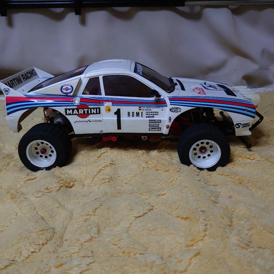 か*お様 タミヤ　マイティフロッグ　カスタム　ランチャ037ラリーボディ付き