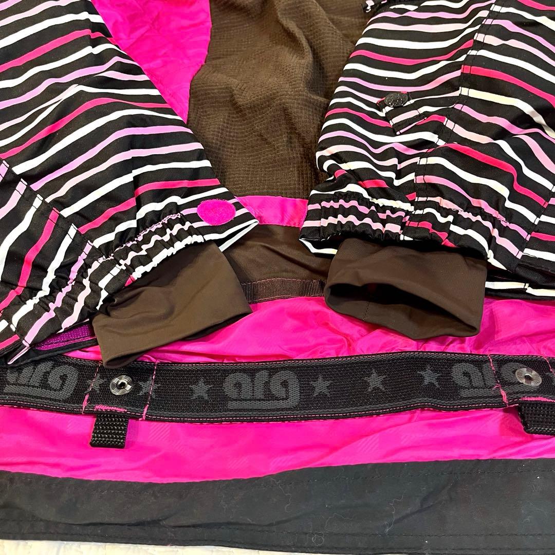 エーアールジーarg スノボウェア スキーウェア お尻パッド付き レディースM