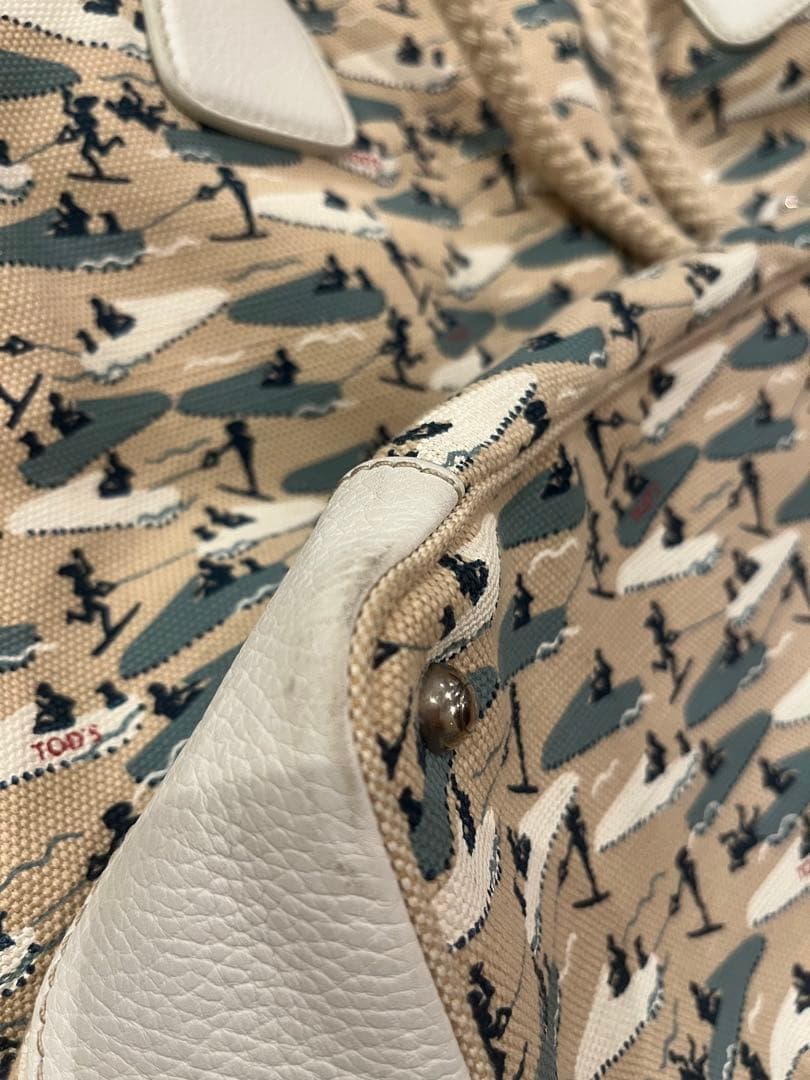 お値下げ中！トッズ　キャンバス地　バック　ユニセックス