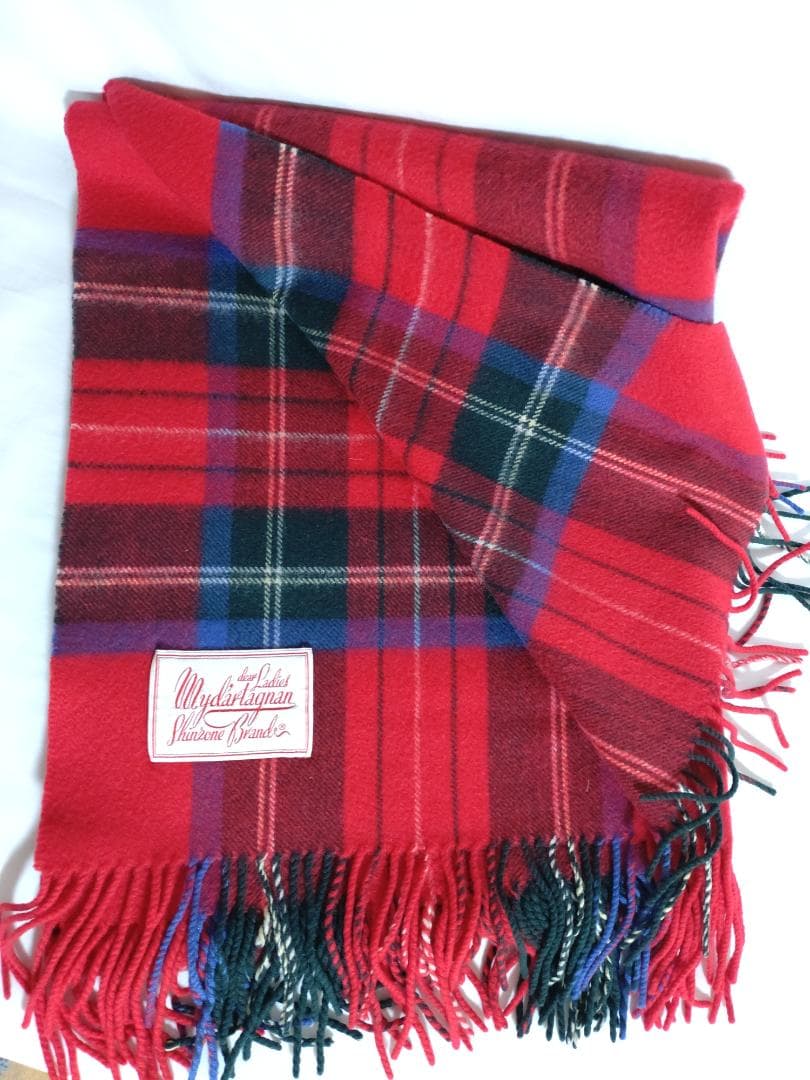 【美品】マイダルタニアン カシミヤチェックストール　シンゾーン　shinzone