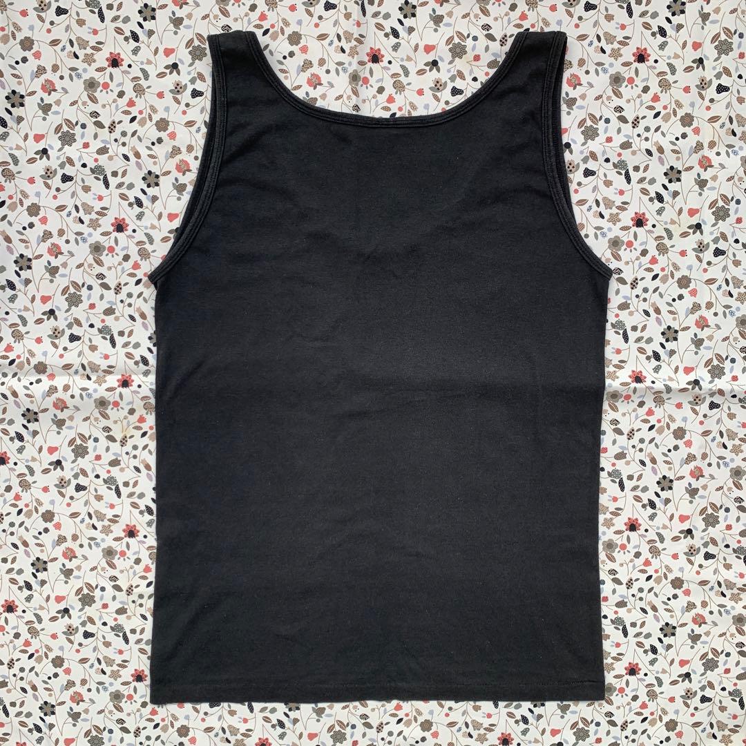 80s 3Dエンブレム　ハーレーダビットソン　タンクトップ　オオカミ　USA製