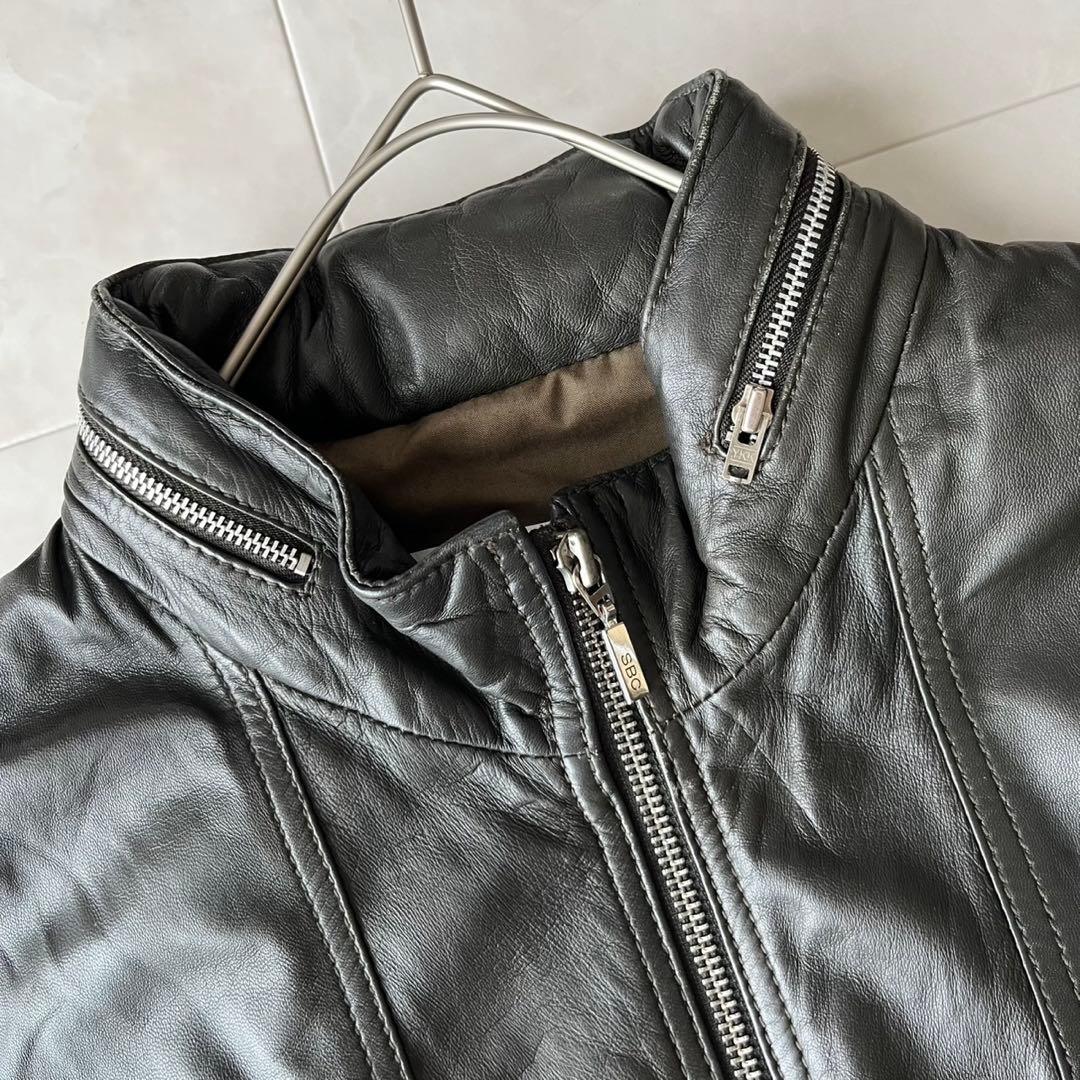 美品✨SeeByChloé ラムレザー ベスト 黒 38 レディース　y2k