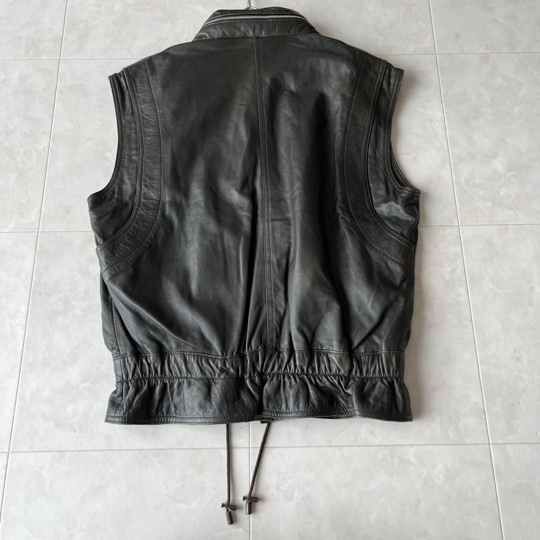 美品✨SeeByChloé ラムレザー ベスト 黒 38 レディース　y2k