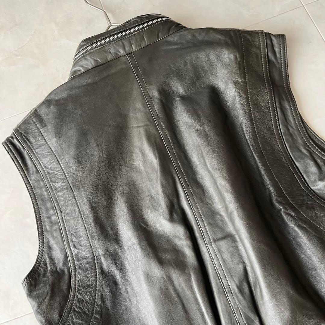 美品✨SeeByChloé ラムレザー ベスト 黒 38 レディース　y2k