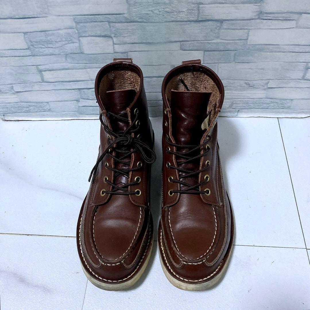 Danner ダナー ワークブーツ 本革 USA モックトゥ 26 ブラウン