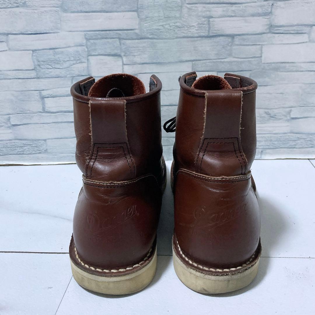 Danner ダナー ワークブーツ 本革 USA モックトゥ 26 ブラウン