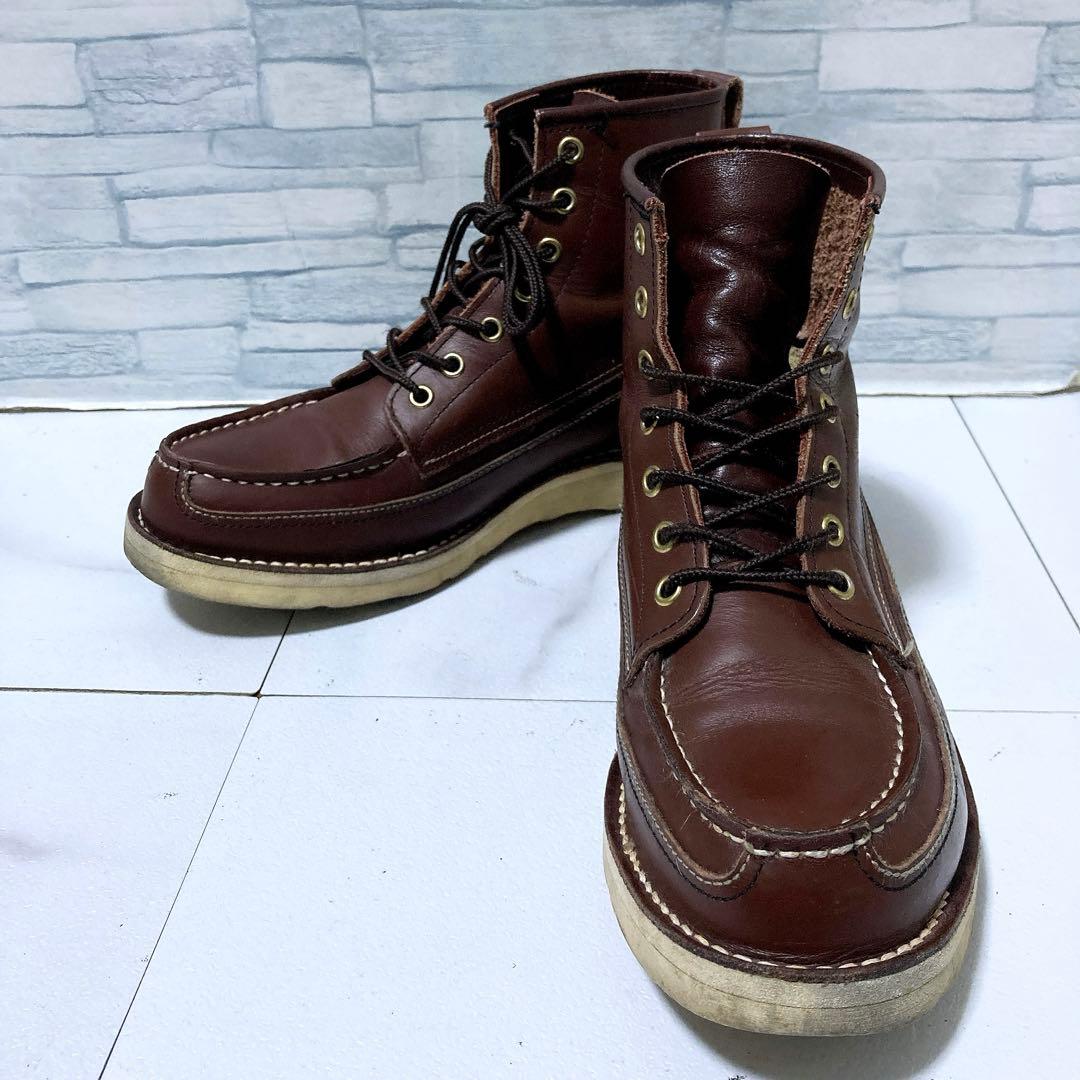 Danner ダナー ワークブーツ 本革 USA モックトゥ 26 ブラウン