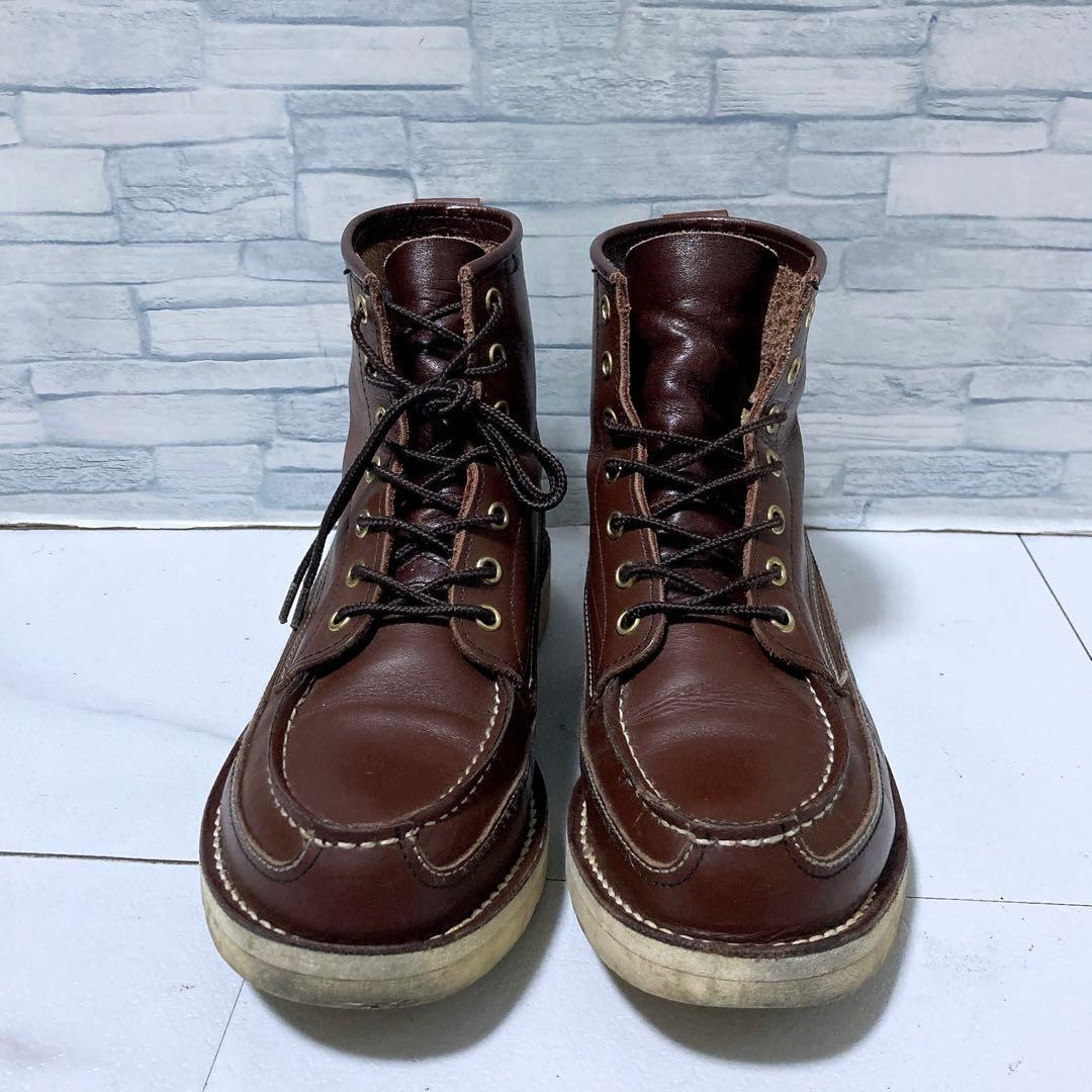 Danner ダナー ワークブーツ 本革 USA モックトゥ 26 ブラウン