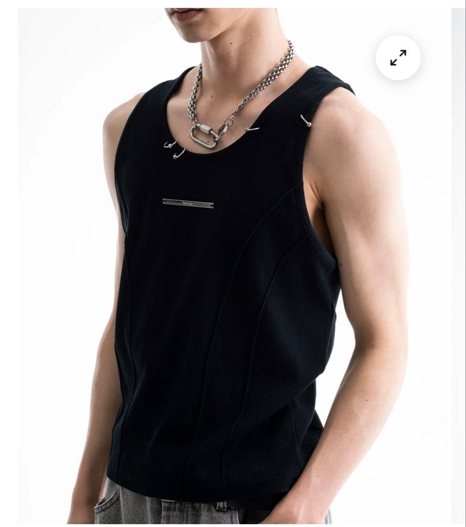 jent louis Neck Piercing Tank Top 新品　未使用