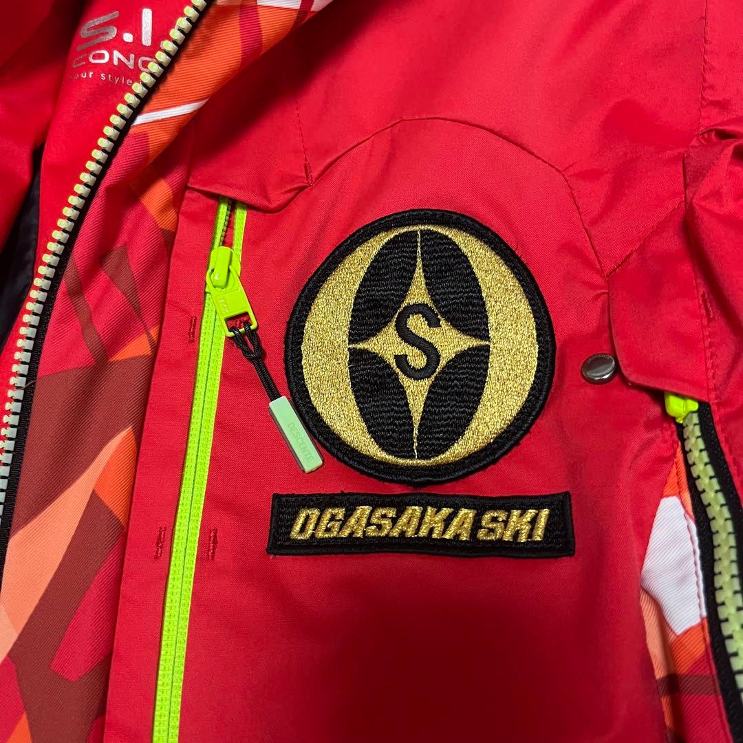 最高級 デサント DESCENTE オガサカ OGASAKA デモ 赤 SiO