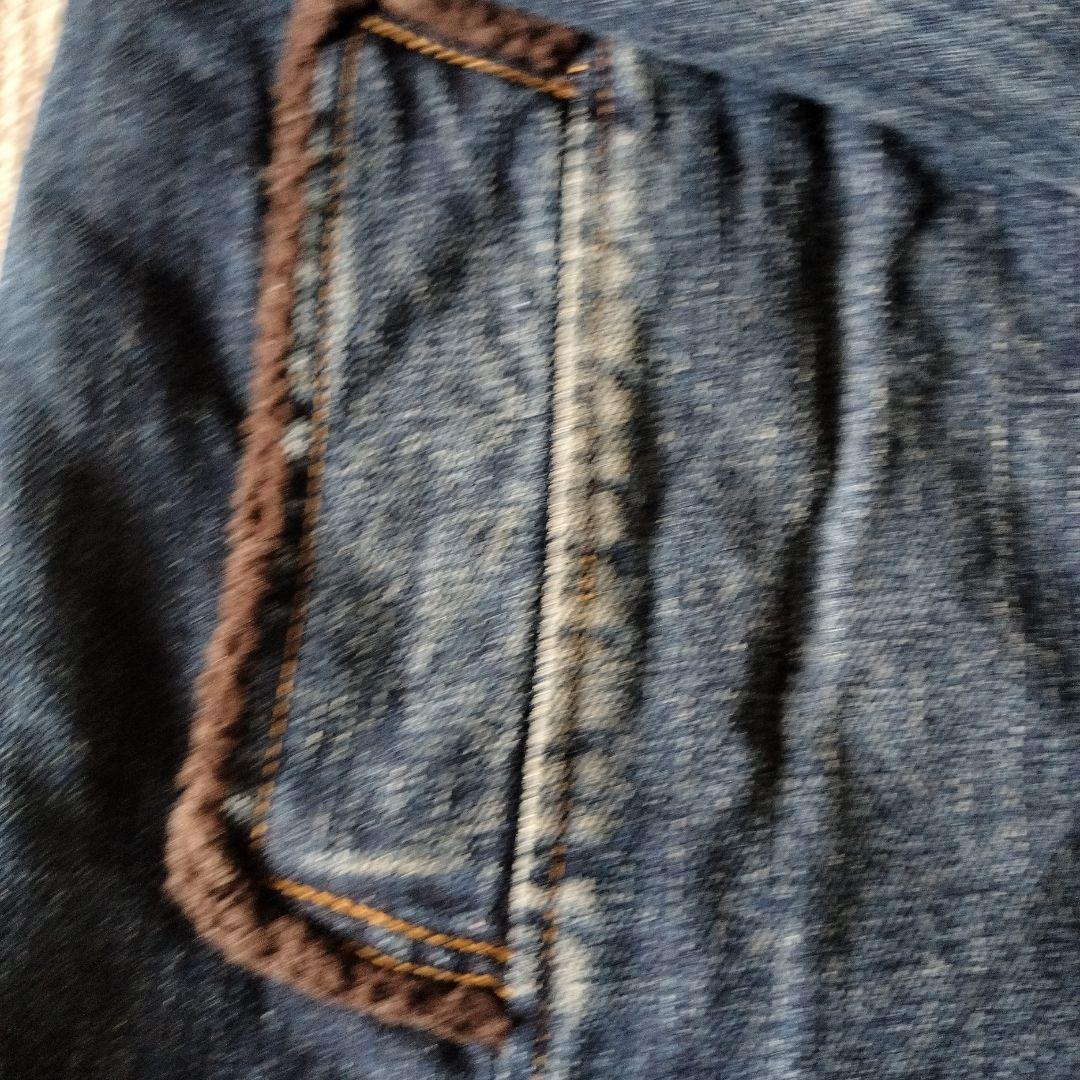 SALE☆RED TAB ボア襟デニムジャケット L