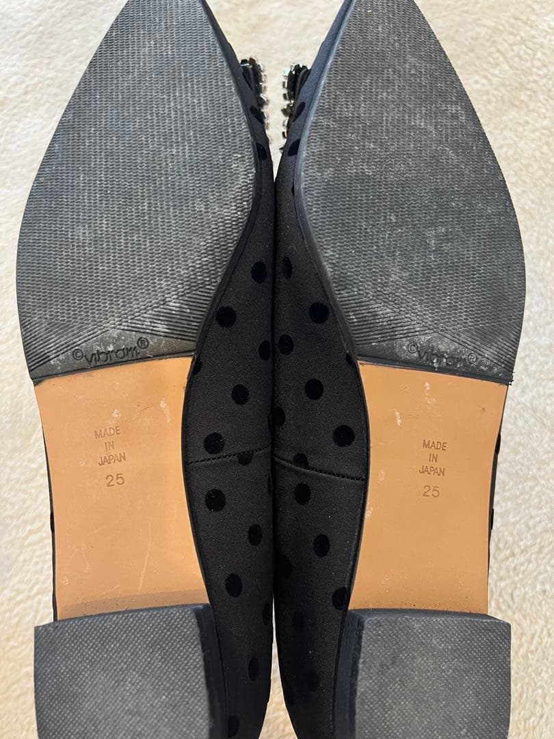 OHGA FLOCKY パンプス ブラック