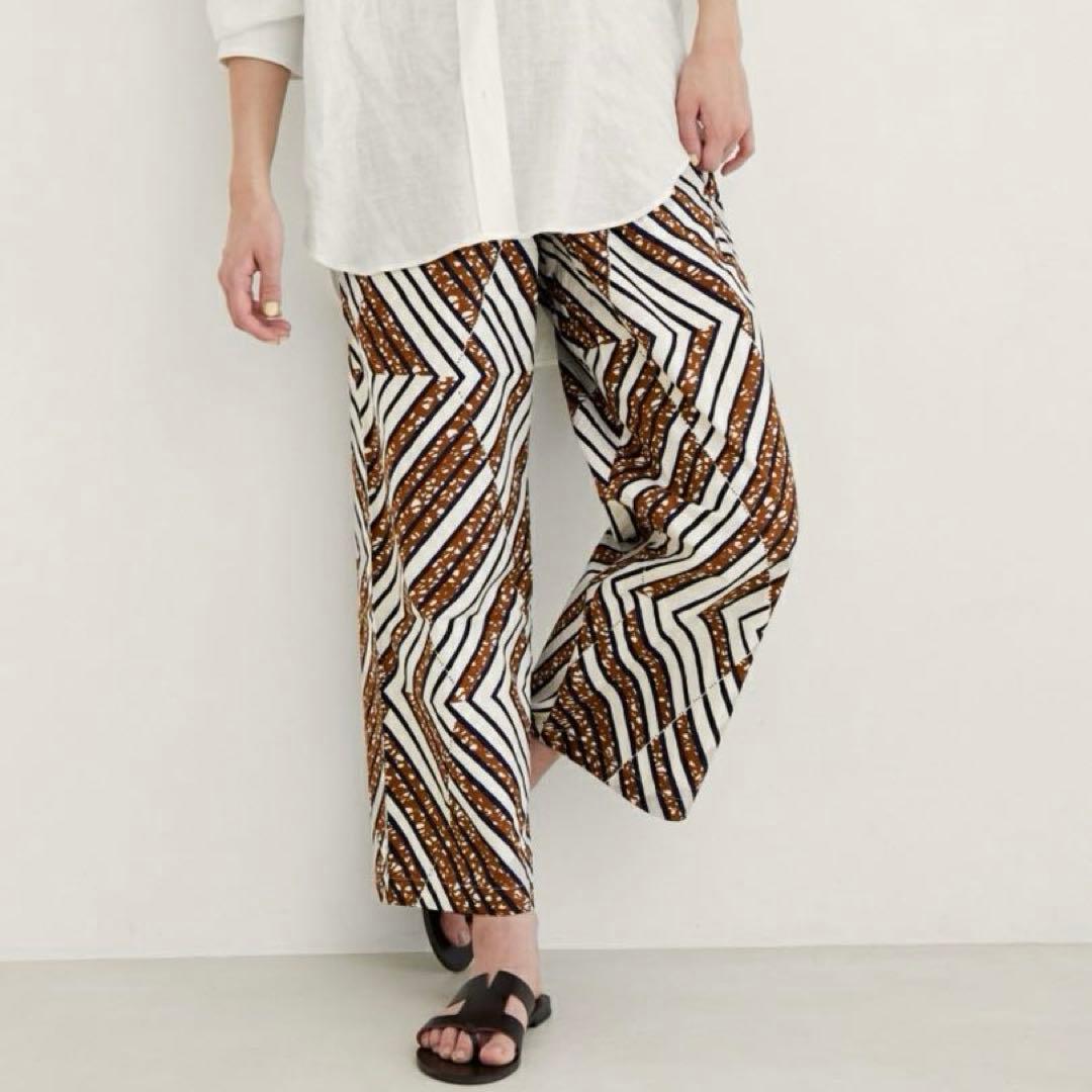 美品 LE GLAZIK ルグラジック バティックイージーパンツ