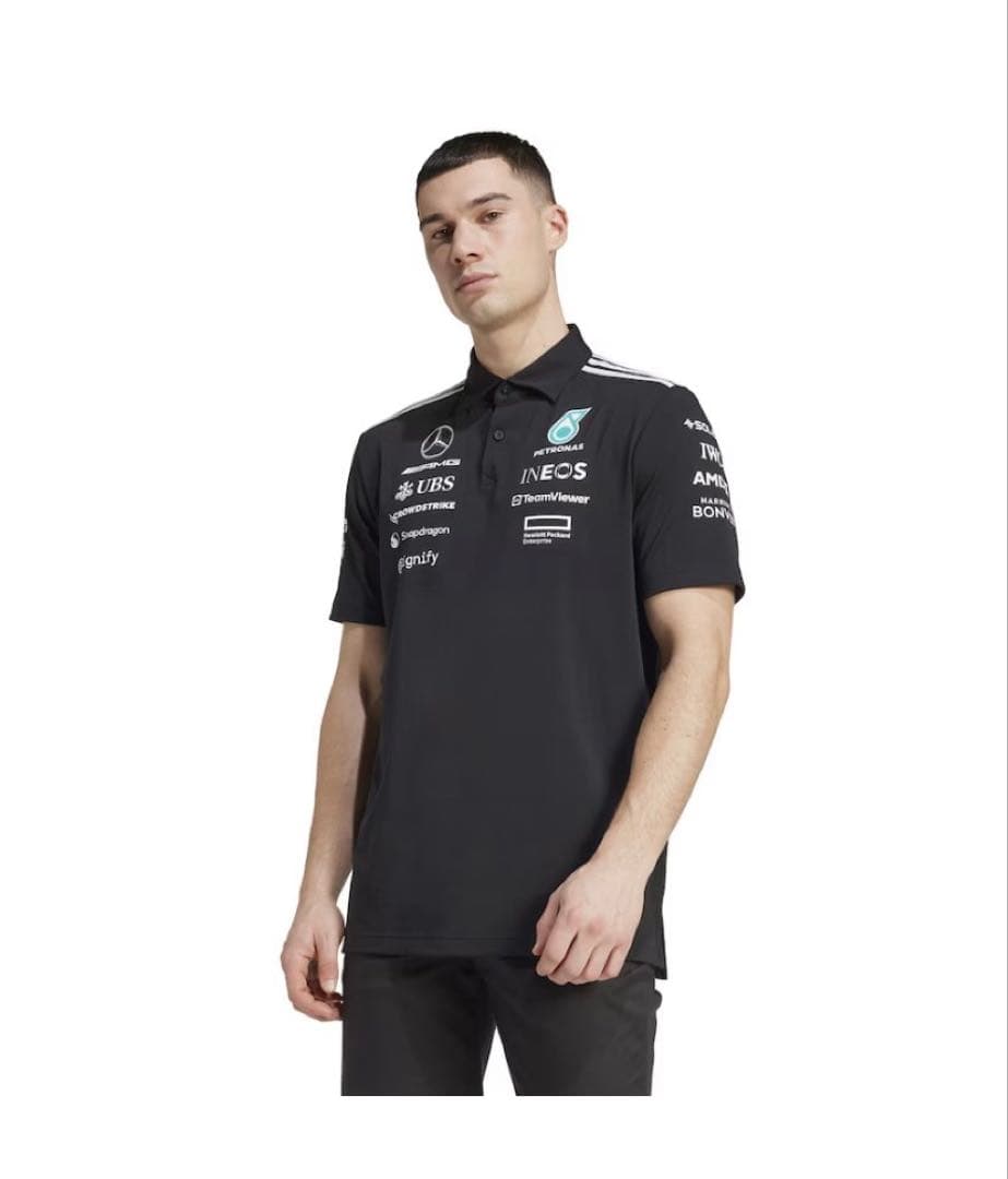 【新品未開封】2025年製 F1 公式ポロシャツ メルセデス Lサイズ