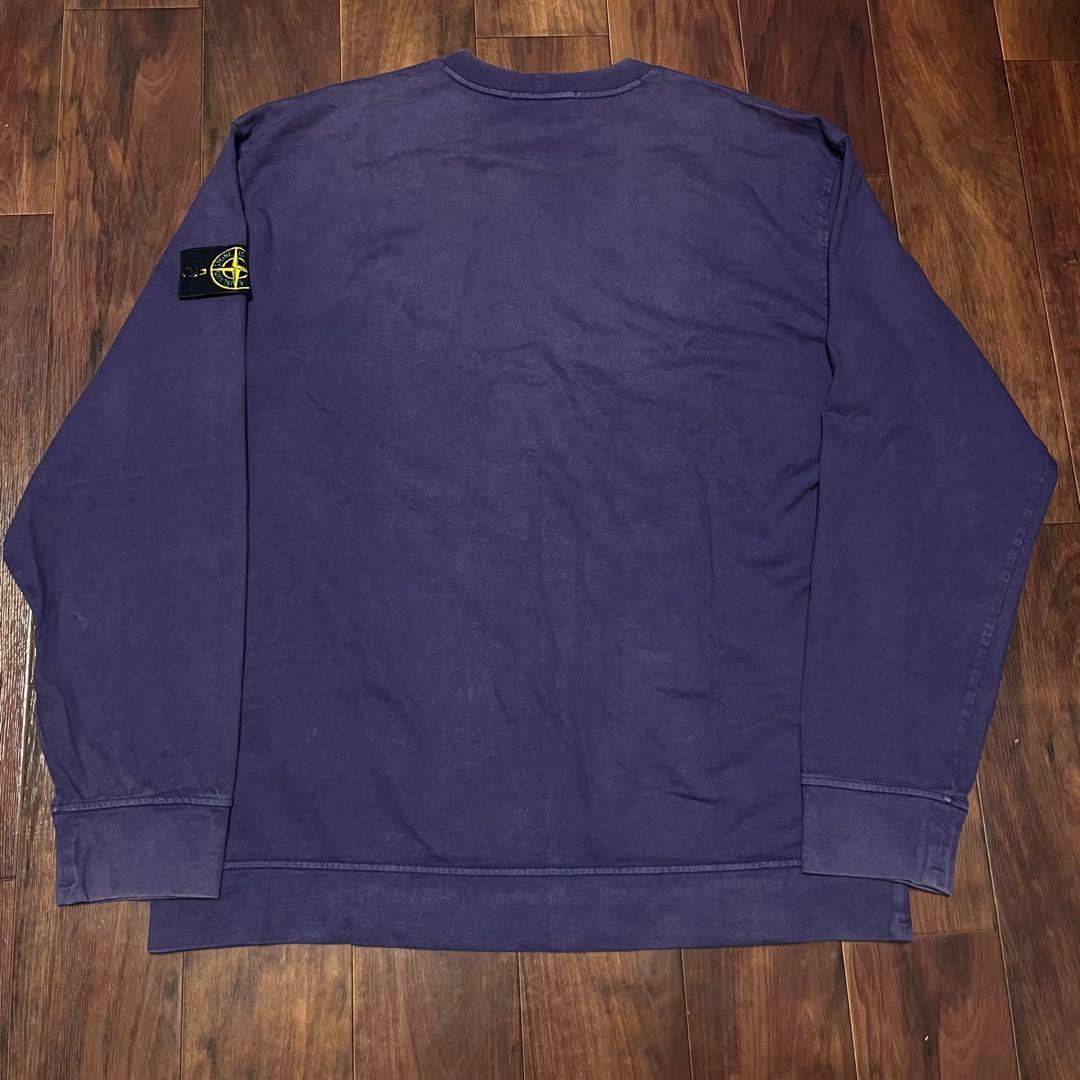Stone  紫　長袖　カットソー　ロンT ロゴ人気　入手困難