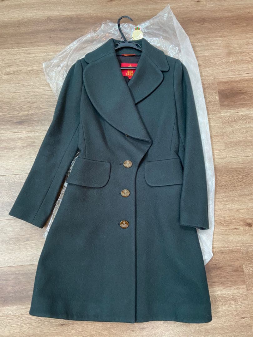 値下！ヴィヴィアンウェストウッド　コート　ラウンドカラー　シングルコート　ウール