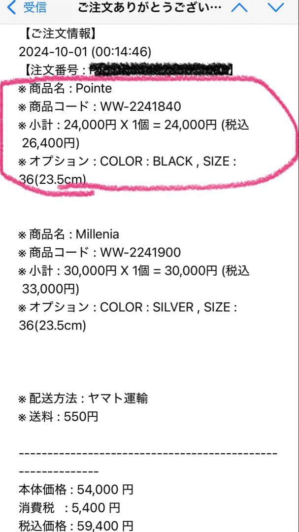 2024/10購入！ツルバイマリコオイカワ⭐︎Pointe ブラック 36