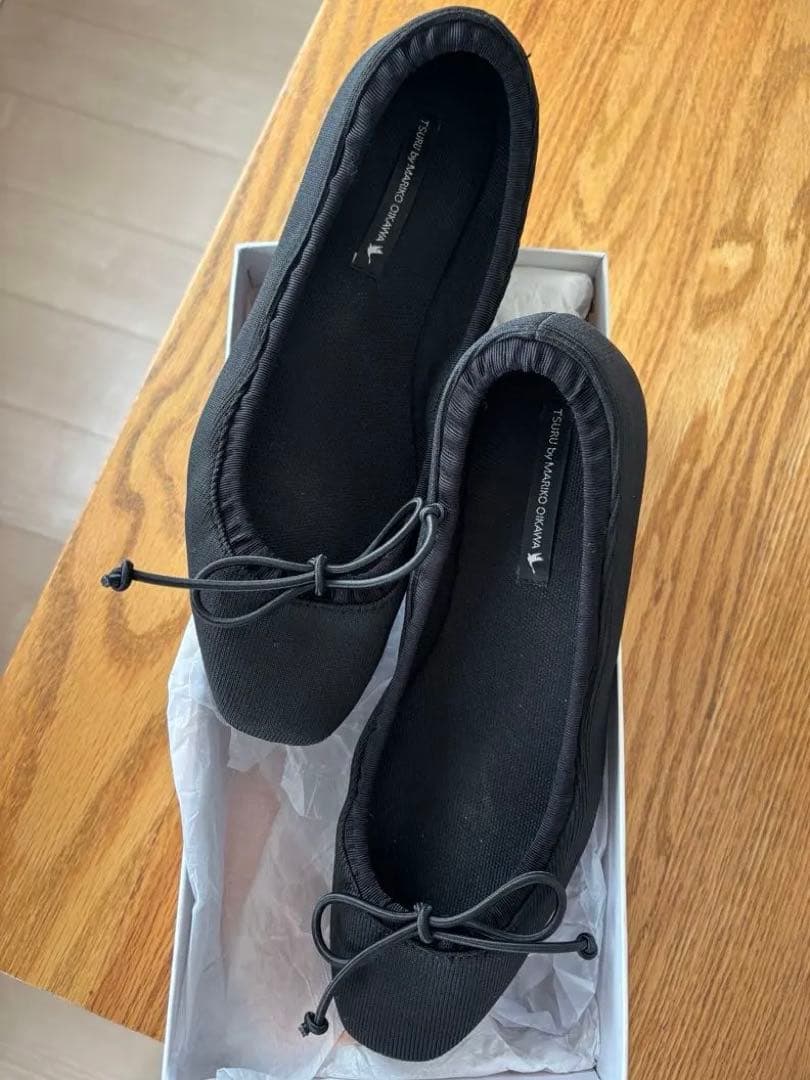 2024/10購入！ツルバイマリコオイカワ⭐︎Pointe ブラック 36