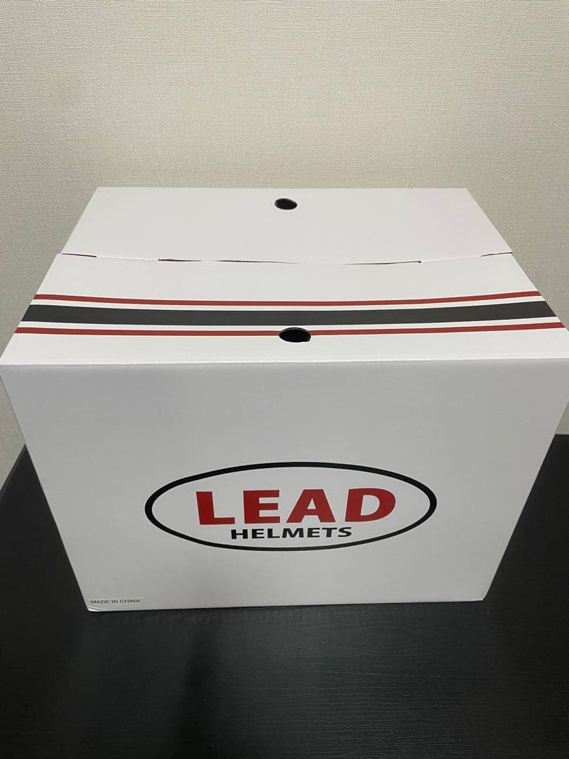 LEAD RX-100R フルフェイスヘルメット ホワイト×レッド