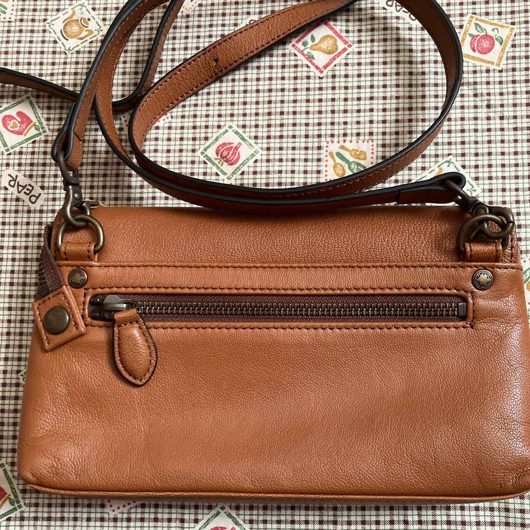 未使用 Dakota お財布ショルダーバッグ ブラウン