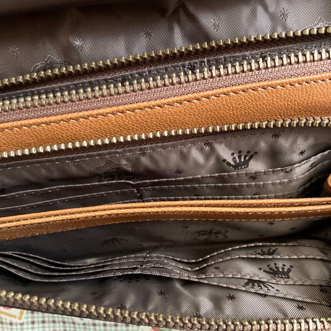 未使用 Dakota お財布ショルダーバッグ ブラウン