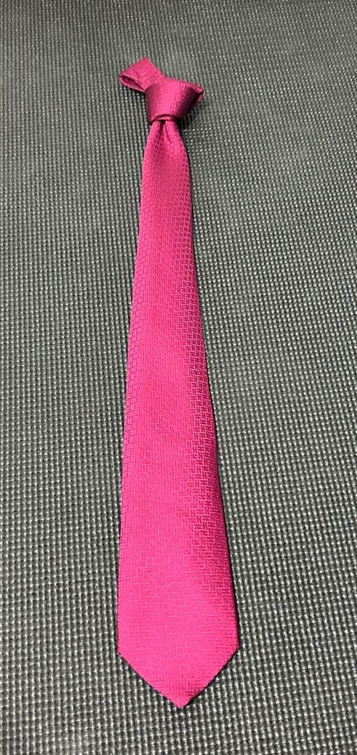 【極美品】HERMES ネクタイ ブルー 総柄 H柄 シルク100% フランス製