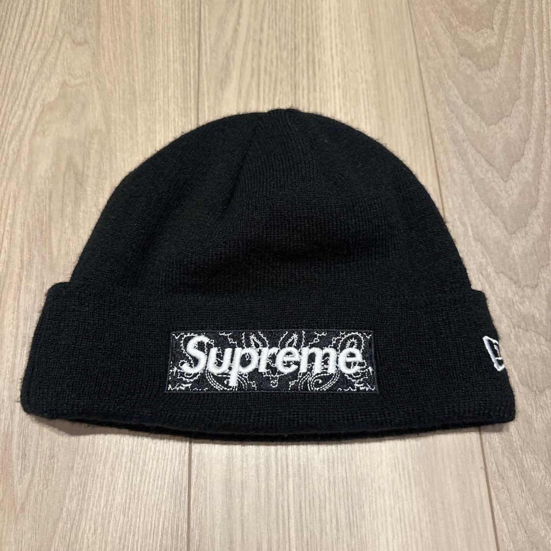 帽子 Supreme Badana Boxlogo Beanie Black