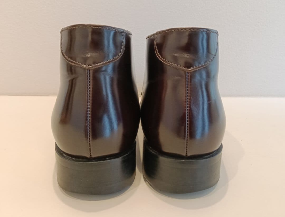 【美品】リーガル　24cm 茶　REGAL 冬靴　冬底　革靴　チャッカブーツ