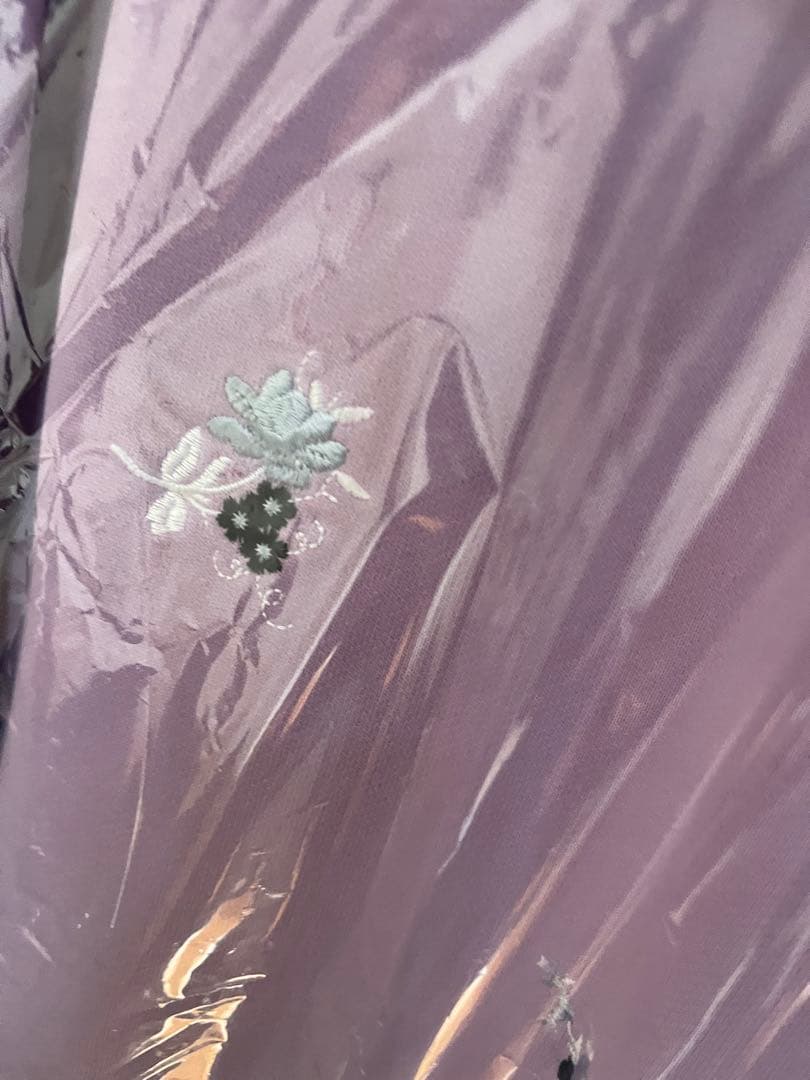 パトゥ　花柄フードトレーナーXSオーガニックコットン