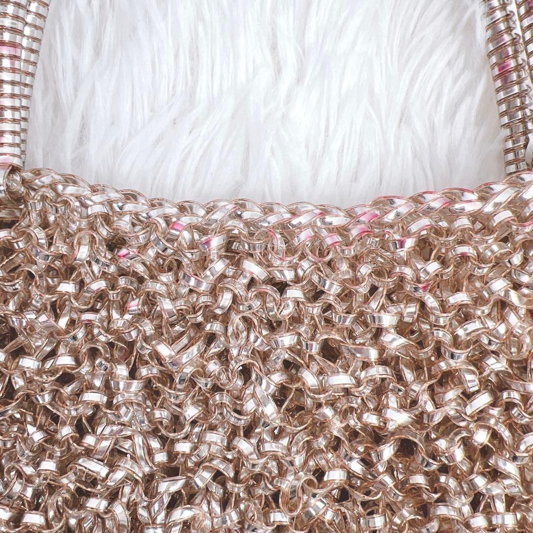 希少✨アンテプリマ スタンダード スクエア ミディアム ローズシルバー ピンク