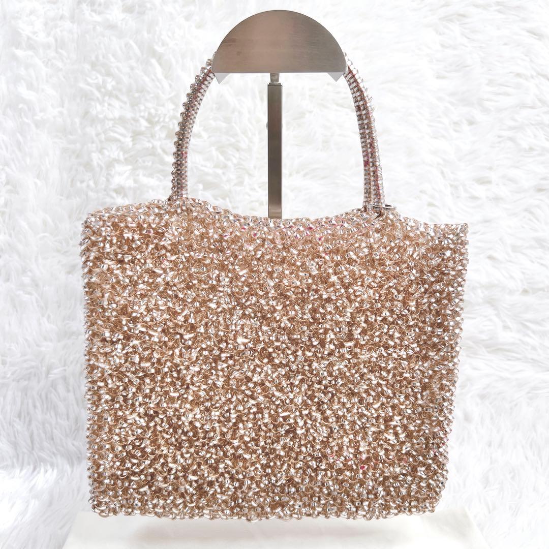 希少✨アンテプリマ スタンダード スクエア ミディアム ローズシルバー ピンク